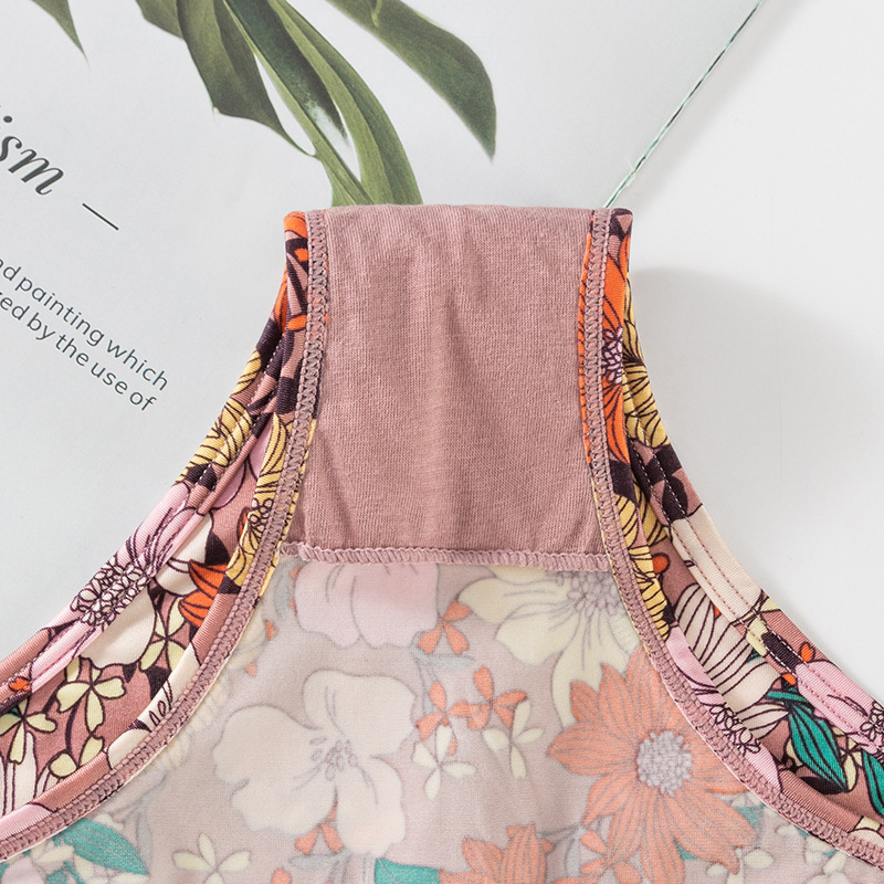 Sexy Print T-shaped Ice Silk Seamless Lightweight Breathable Invisible Sports Underwear Women - Image 10