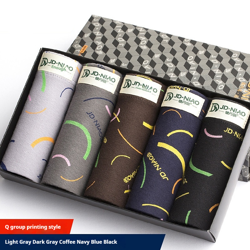 Men's Cotton Printed Breathable Boxers - Image 4