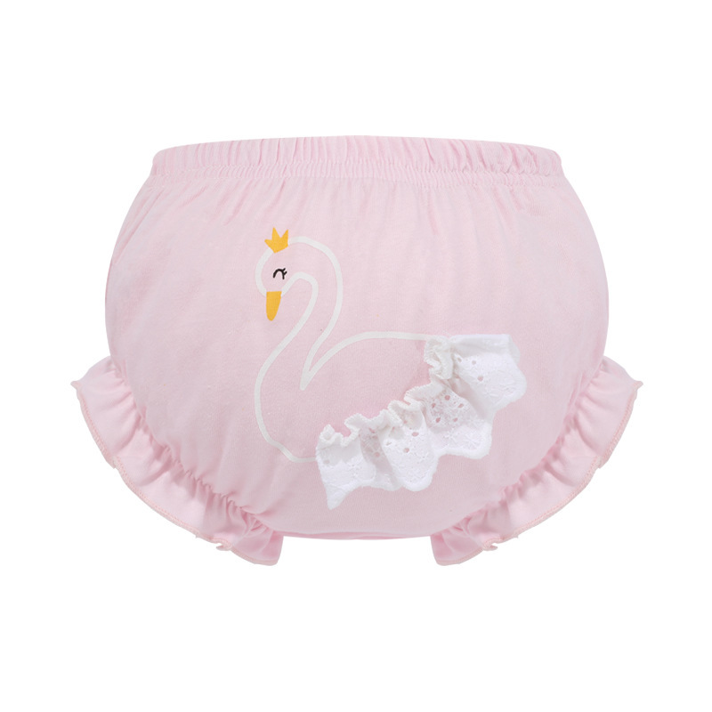 Triangle Shorts Outer Wear Pants Toddler And Children Triangle Bread Hot Pants Bow - Image 4