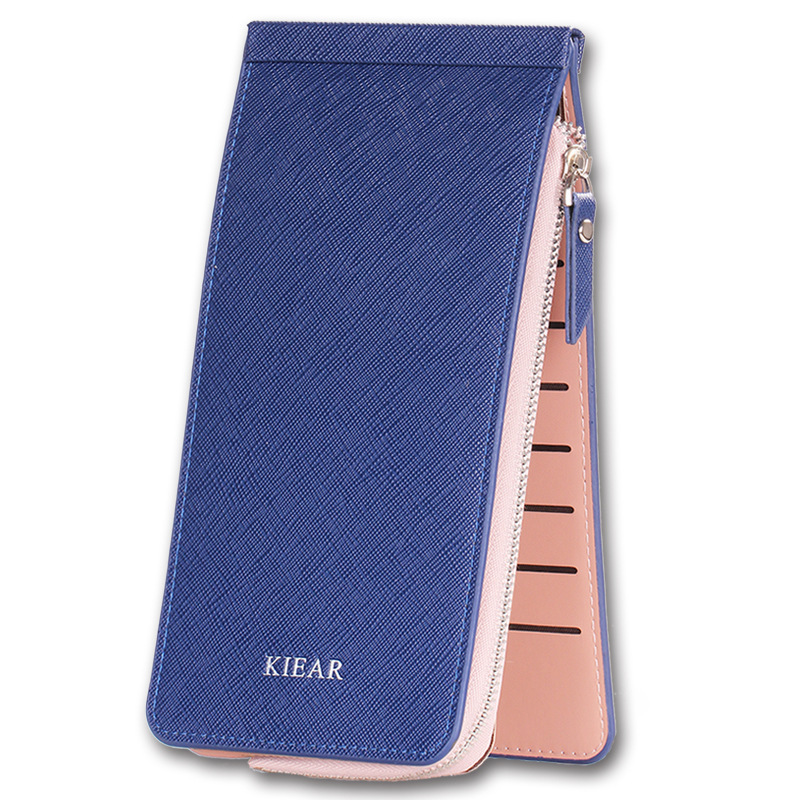 Large Capacity Men And Women Couple Card Holder Long Bank Card Credit Card Holder Multiple Card Slots Zipper Wallet - Image 3