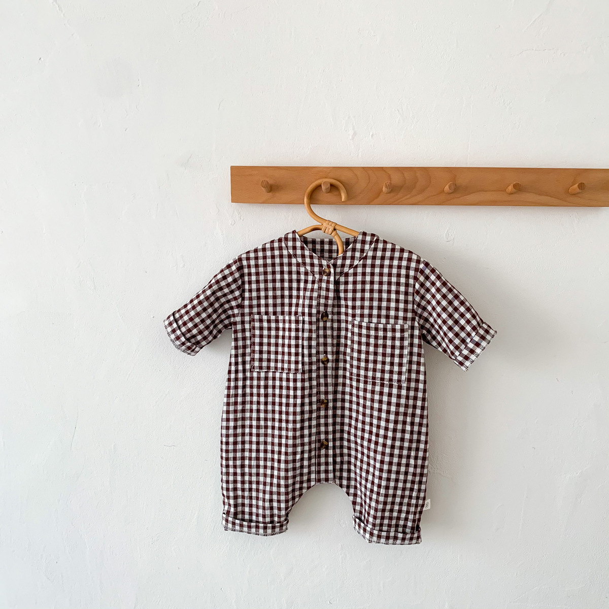 Baby Jumpsuit Spring Autumn Baby Boy Newborn Long Sleeve Baby Girl Clothes Toddler Plaid CardiganClothing - Image 4