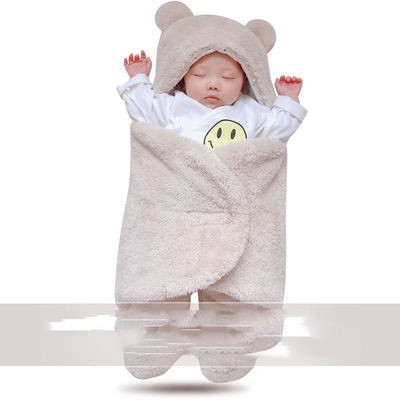 Baby Hold Newborn Thickened Out Wrap Swaddle Sleeping Bag - Image 9