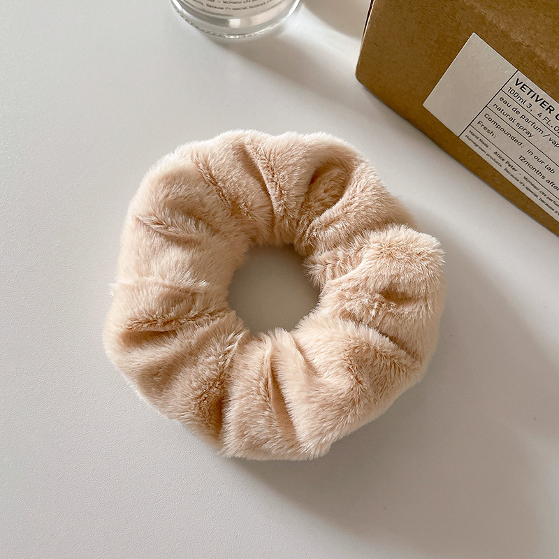 Cute Plush Large Intestine Hair Ring - Image 9