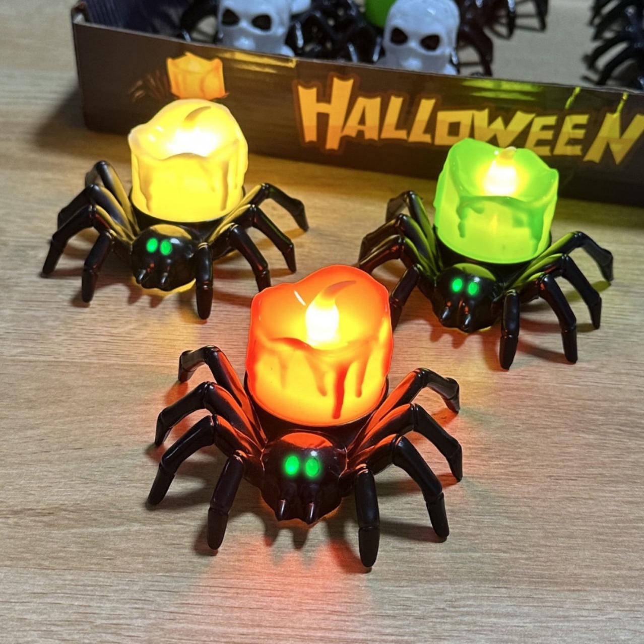 Halloween Decoration Spider Night Lights Party Supplies Decoration Props Bar, Haunted House, Horror Party Accessories - Image 9