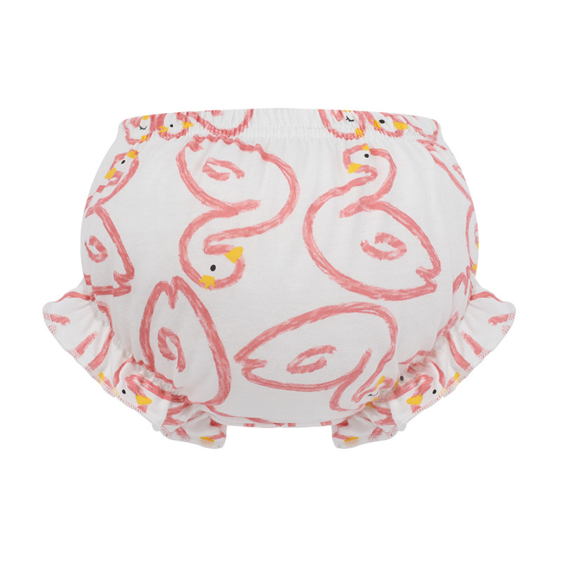 Triangle Shorts Outer Wear Pants Toddler And Children Triangle Bread Hot Pants Bow - Image 2