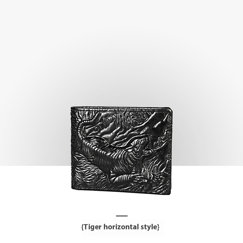 Personalized Retro Handmade Embossed Leather Wallet For Man - Image 7