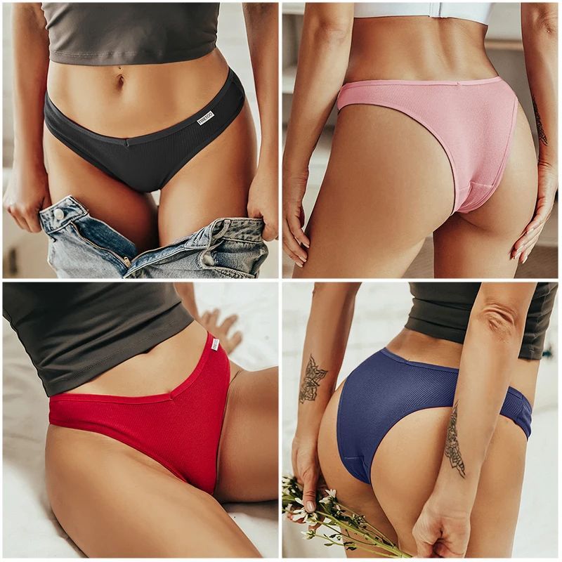 5Pcs Set Women Panties Cotton Underwear M-XL Comfo - Image 8
