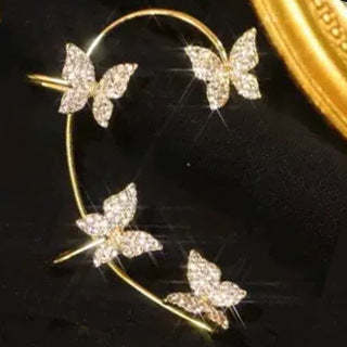 Fashion Earring Butterfly Ear Clip And Ear Hook Jewelry - Image 7