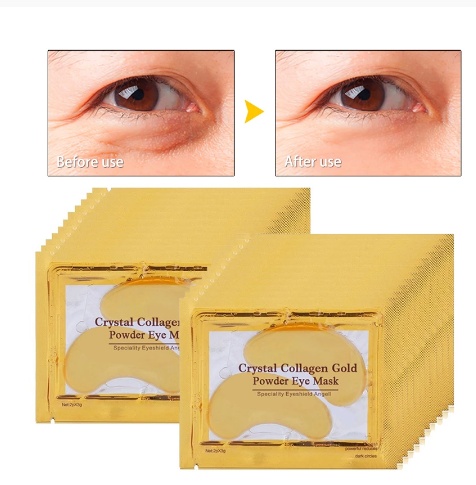 Beauty Gold Crystal Collagen Patches For Eye Anti-Aging Acne Eye Mask Korean Cosmetics Skin Care - Image 4