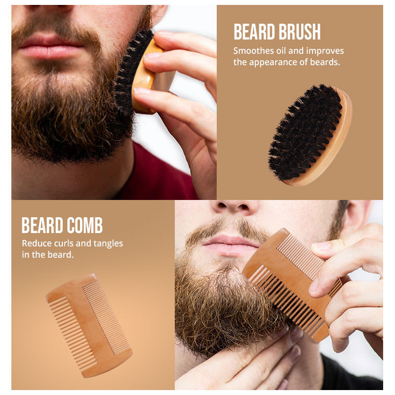 Beard Growth Kit For Men Hair Enhancer Thicker Mustache Grooming - Image 7