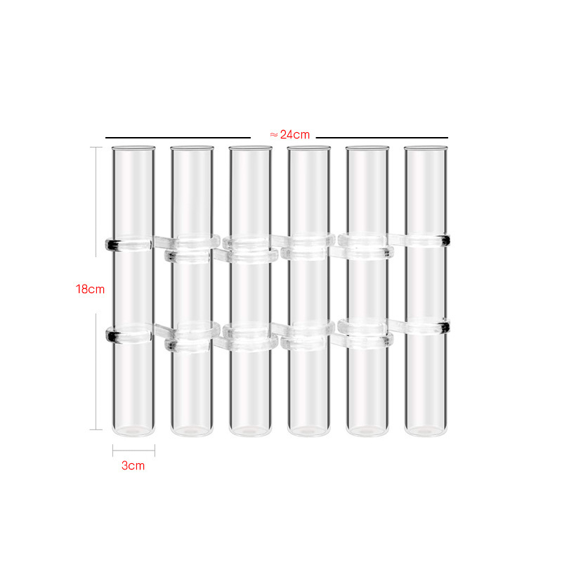 Test Tube Clear Glass Vase For Plant Bottle Flower Pot Hydroponic Container Decor Wedding Party Floral Hinged Flower Vases Home Decor - Image 6