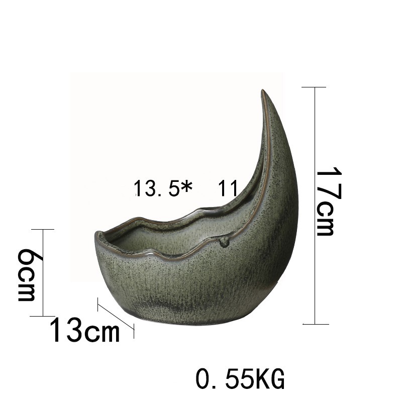 Phalaenopsis Ceramic Pot Succulent Pot Living Room - Image 4