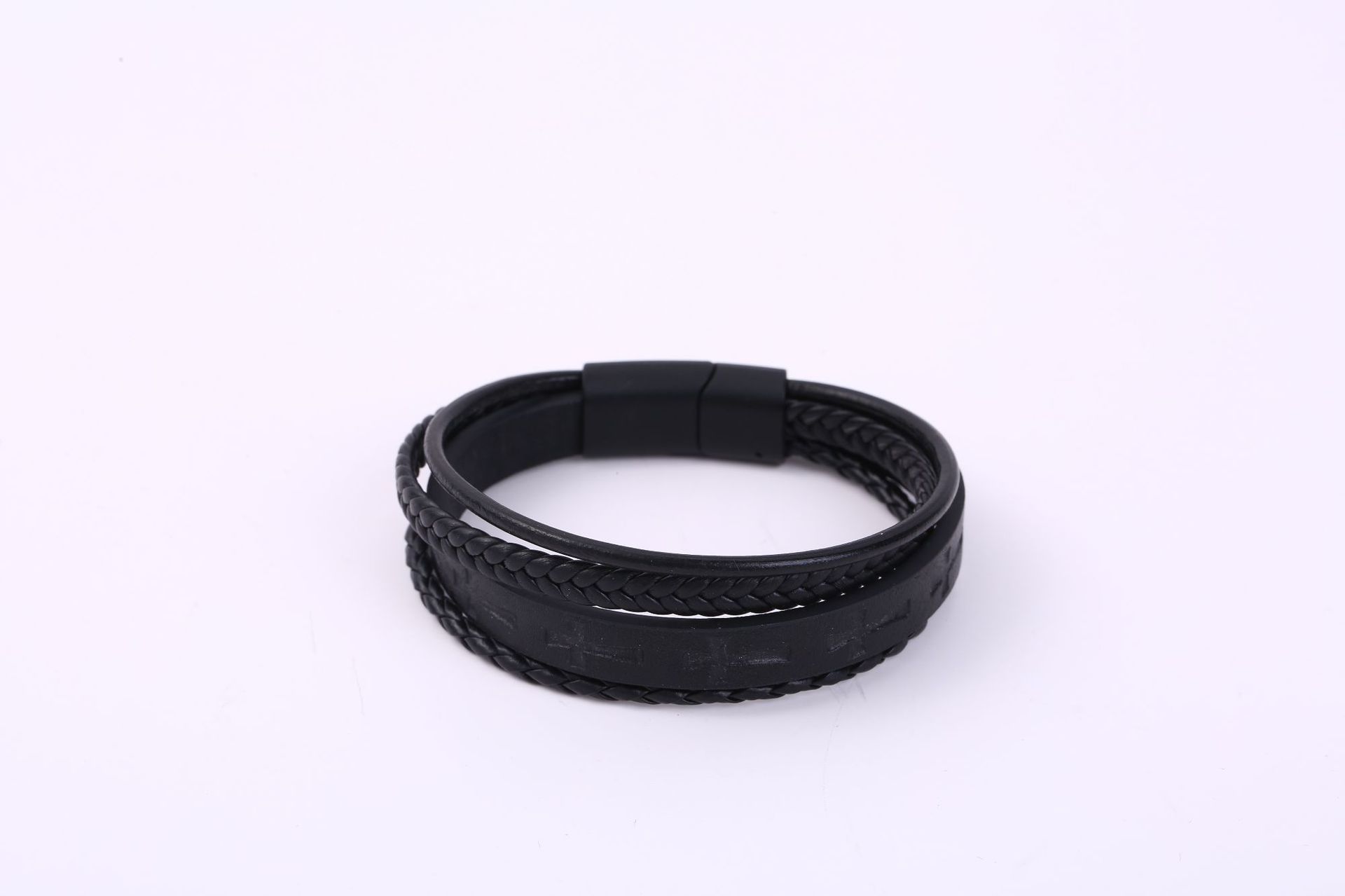 Men's British Retro Pattern Braided Bracelets - Image 3