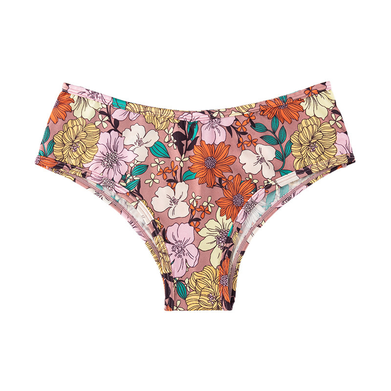 Sexy Print T-shaped Ice Silk Seamless Lightweight Breathable Invisible Sports Underwear Women - Image 3