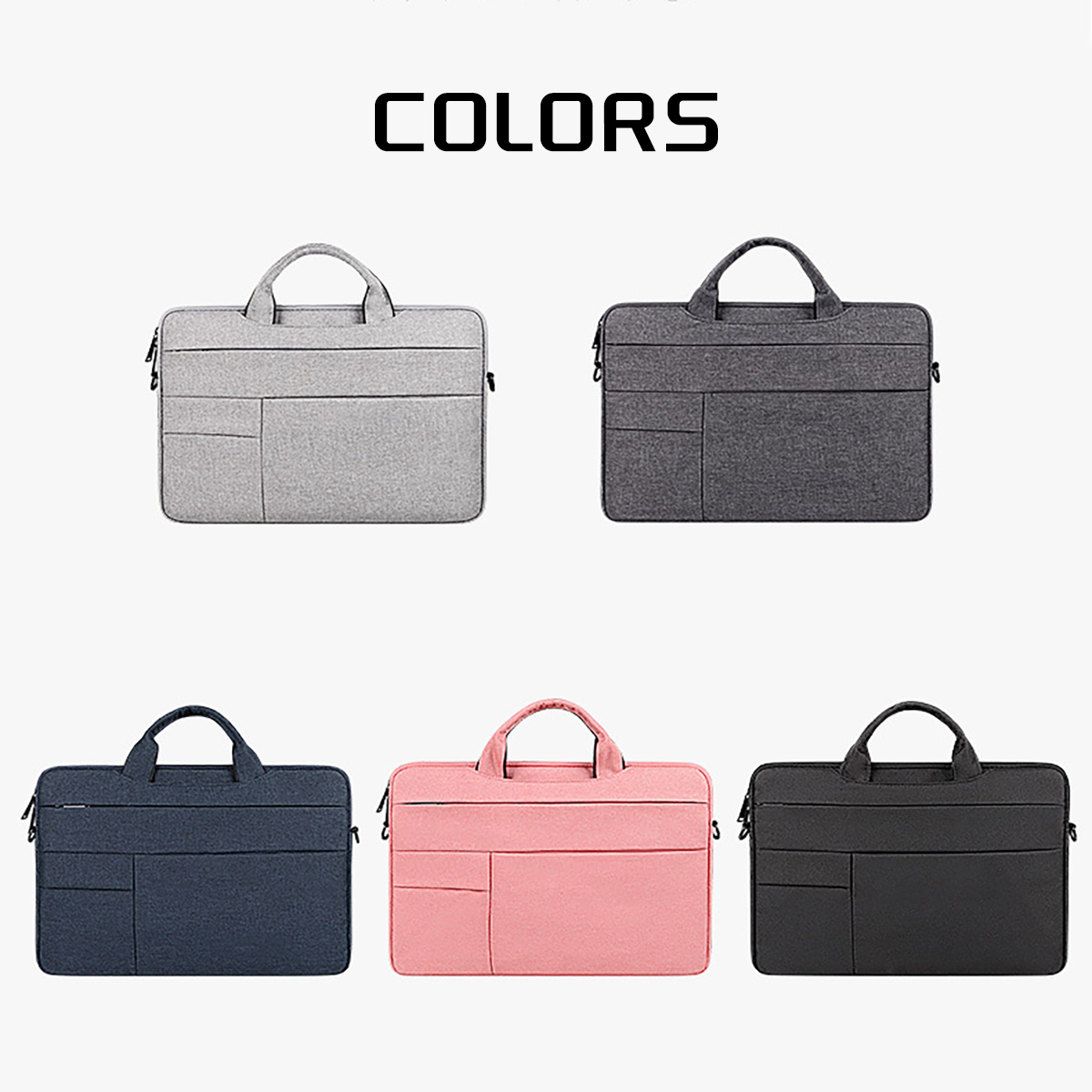 13-15.6 Inch Laptop Bag, Laptop Carrying Case Shoulder Strap Carrying Briefcase, Business Leisure Or School Laptop Bag - Image 9