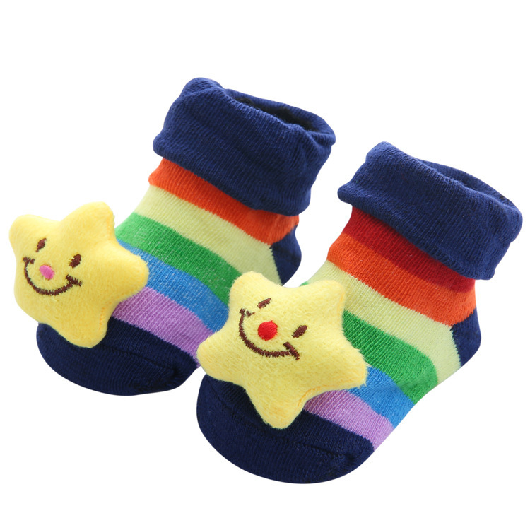 Cotton Cartoon Non-slip Baby Floor Socks - Image 3
