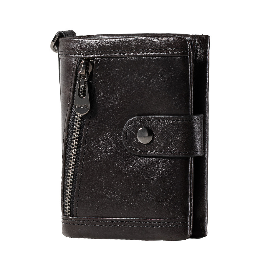 Zipper Vgenuine Leather Wallet For Women - Image 2