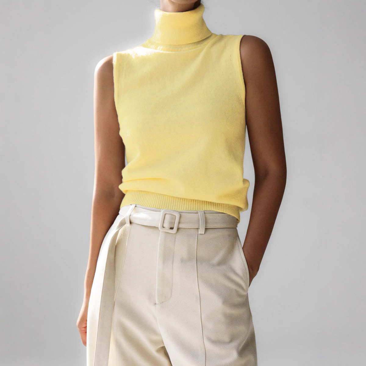 Knitted Sleeveless Vest European And American Autumn - Image 9