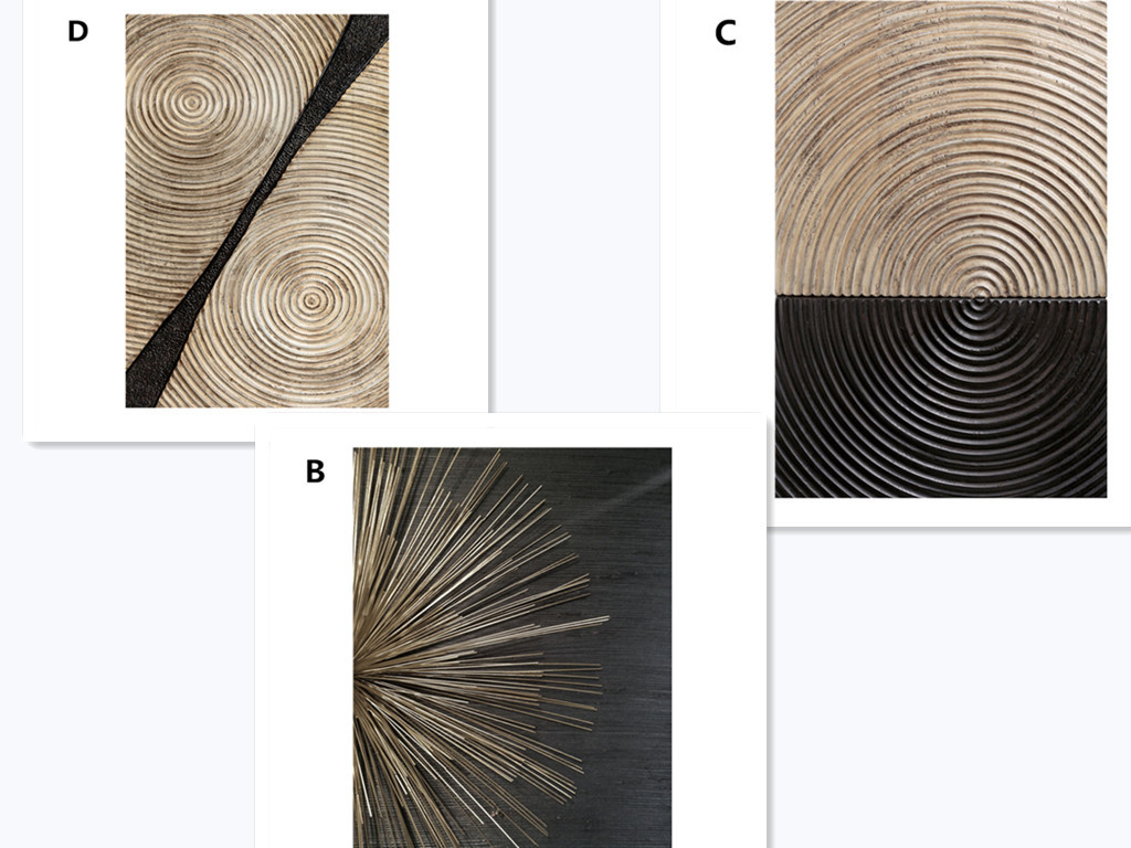 Abstract Wood Grain Retro Luxury Simple Art - Image 6