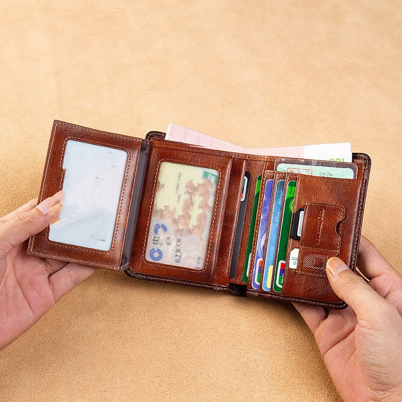 All-in-one Short Money Leather Ultra-thin Men's Wallet - Image 4