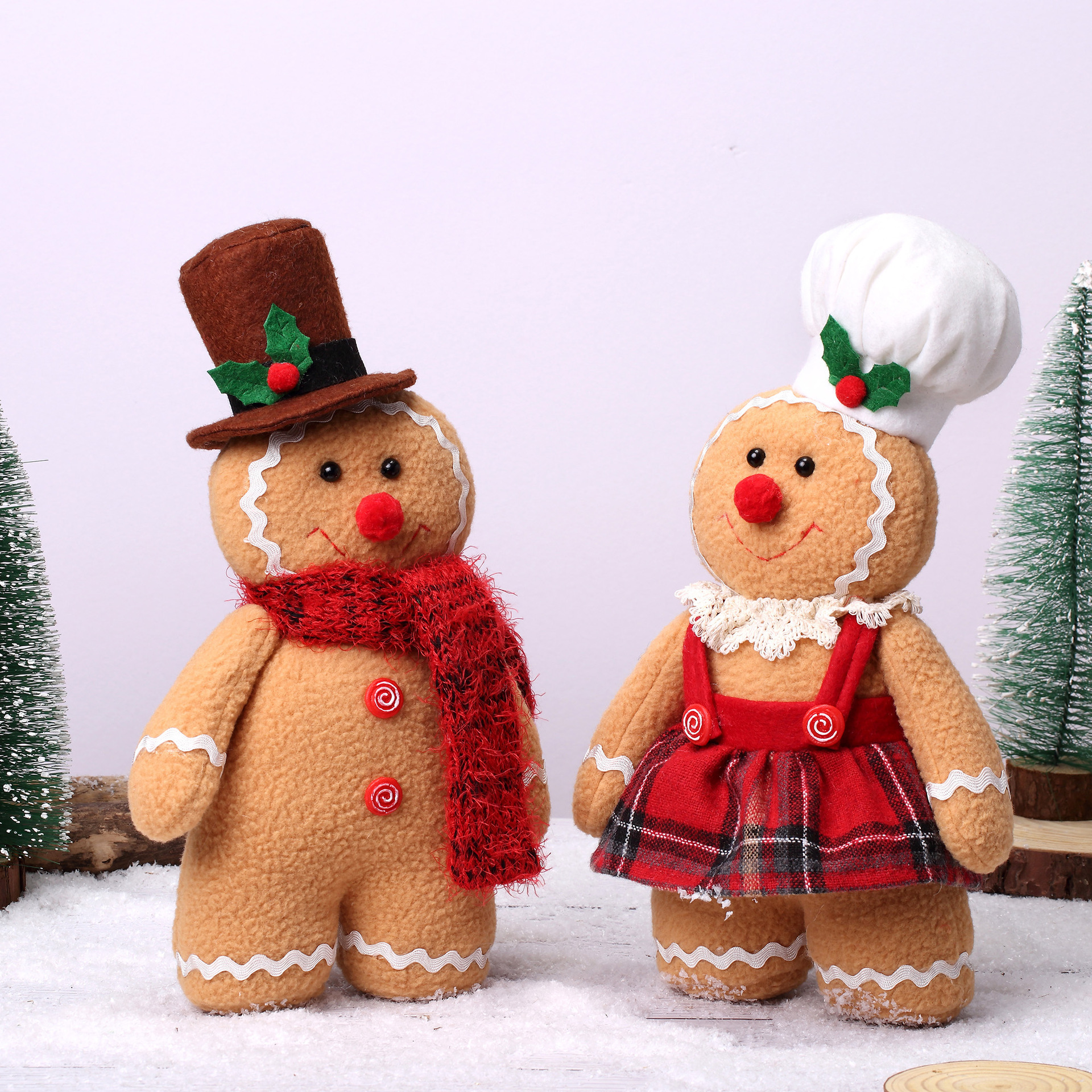 New Christmas Decoration Gingerbread Man Doll - Image 8