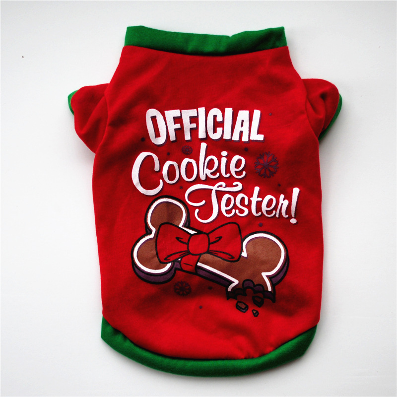 Dog christmas costume t-shirt vest - Image 5