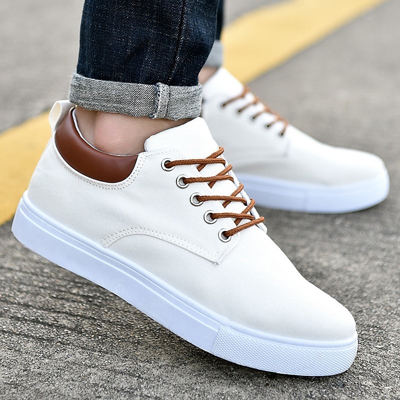 Korean Breathable Men's Casual Canvas Sport Shoes Sneakers - Image 6