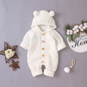 Baby knitted jumpsuit