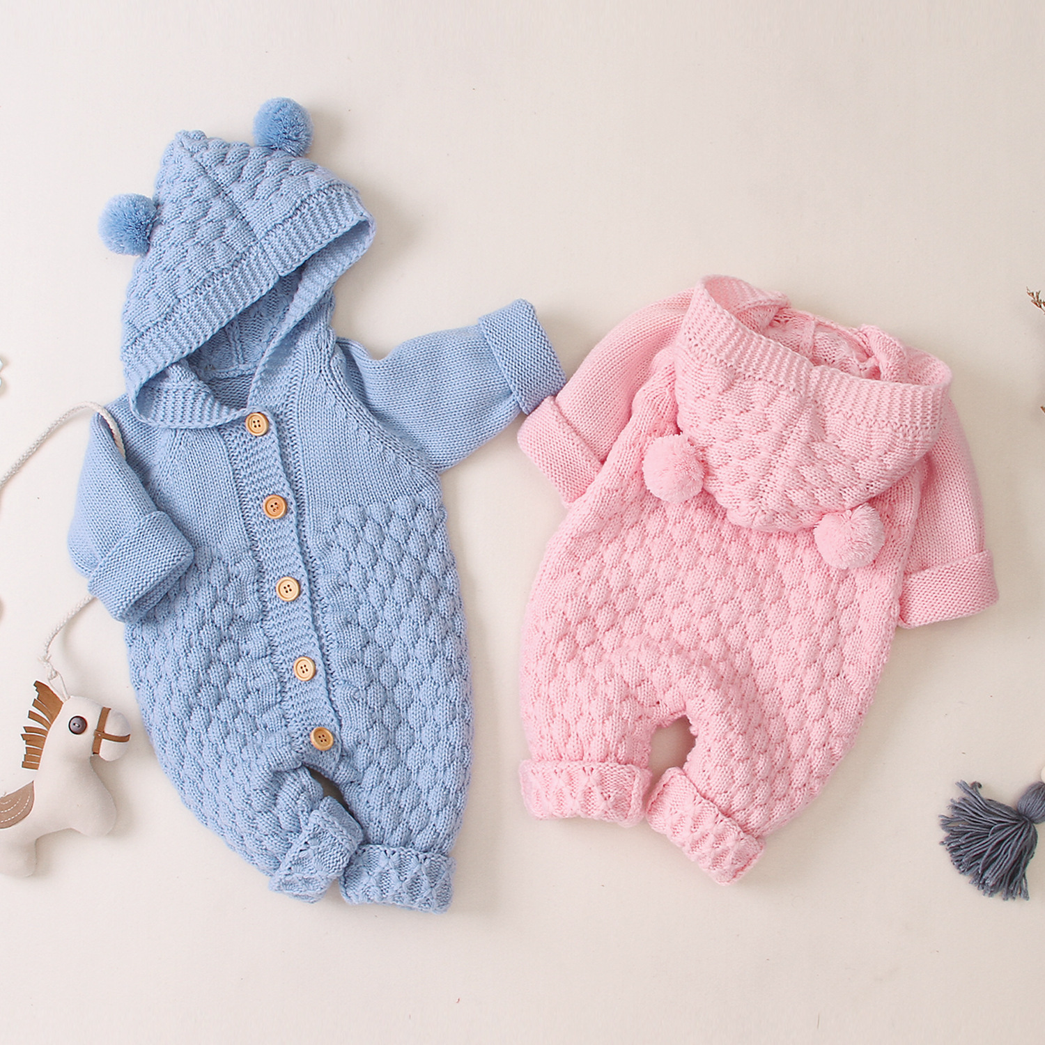 Baby knitted jumpsuit - Image 3