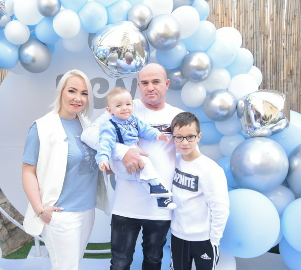 Boys Gentleman Bib Pant Suit Long Sleeve Bow Tie - Image 2