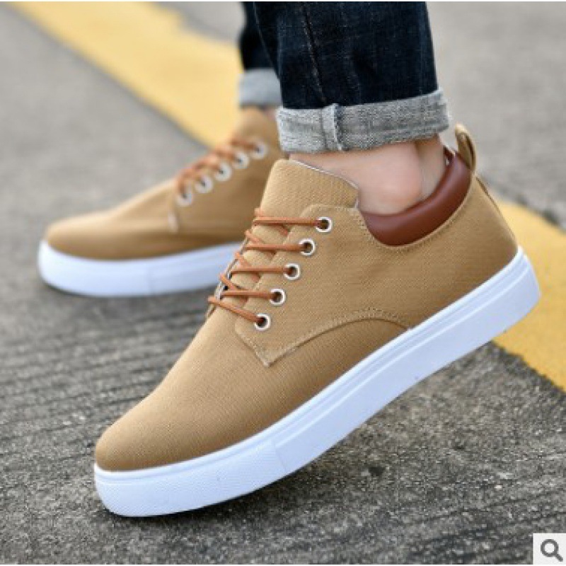 Korean Breathable Men's Casual Canvas Sport Shoes Sneakers - Image 7