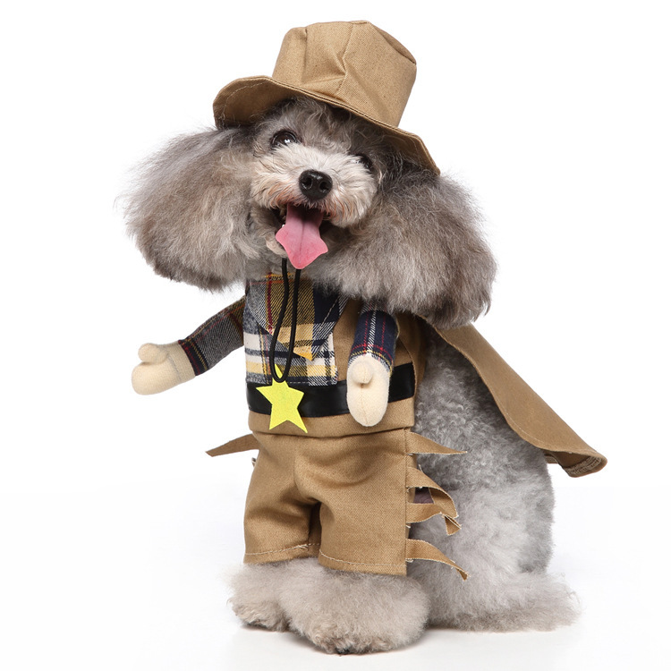 Cosplay Pet Supplies Standing Outfit Funny Dog Clothes Upright Outfit Halloween Christmas Dress Up Pet Outfit - Image 8