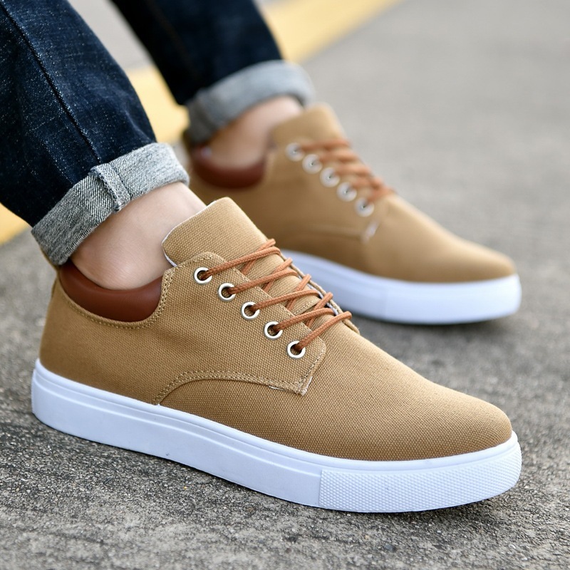 Korean Breathable Men's Casual Canvas Sport Shoes Sneakers - Image 3