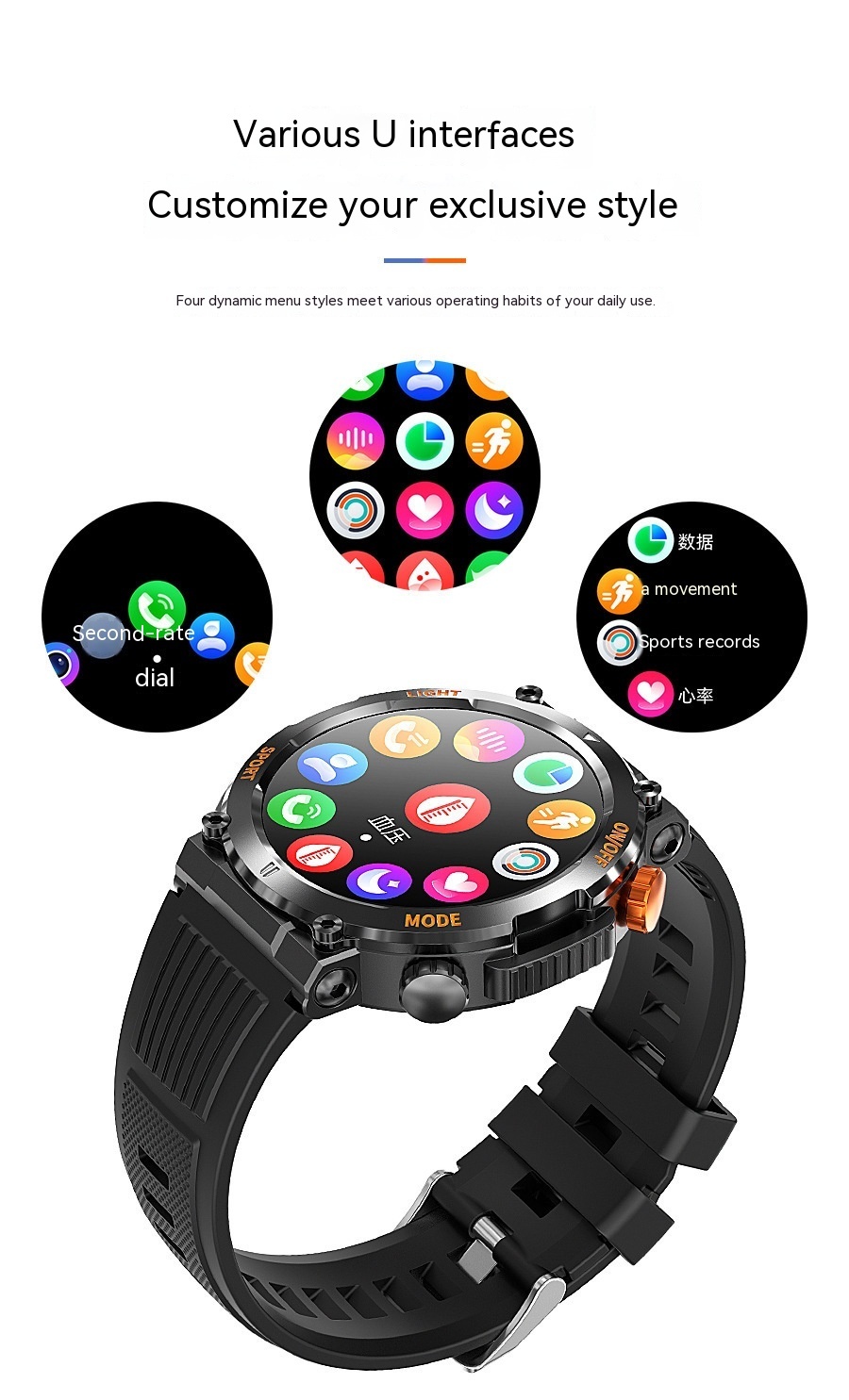 Fashion Personality Sport Smart Watch - Image 6