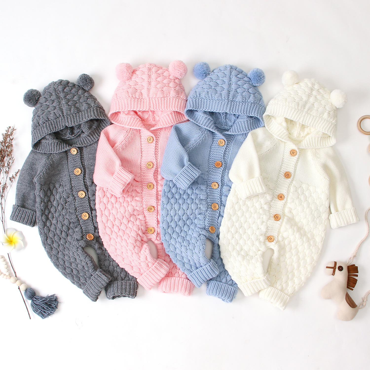 Baby knitted jumpsuit - Image 4