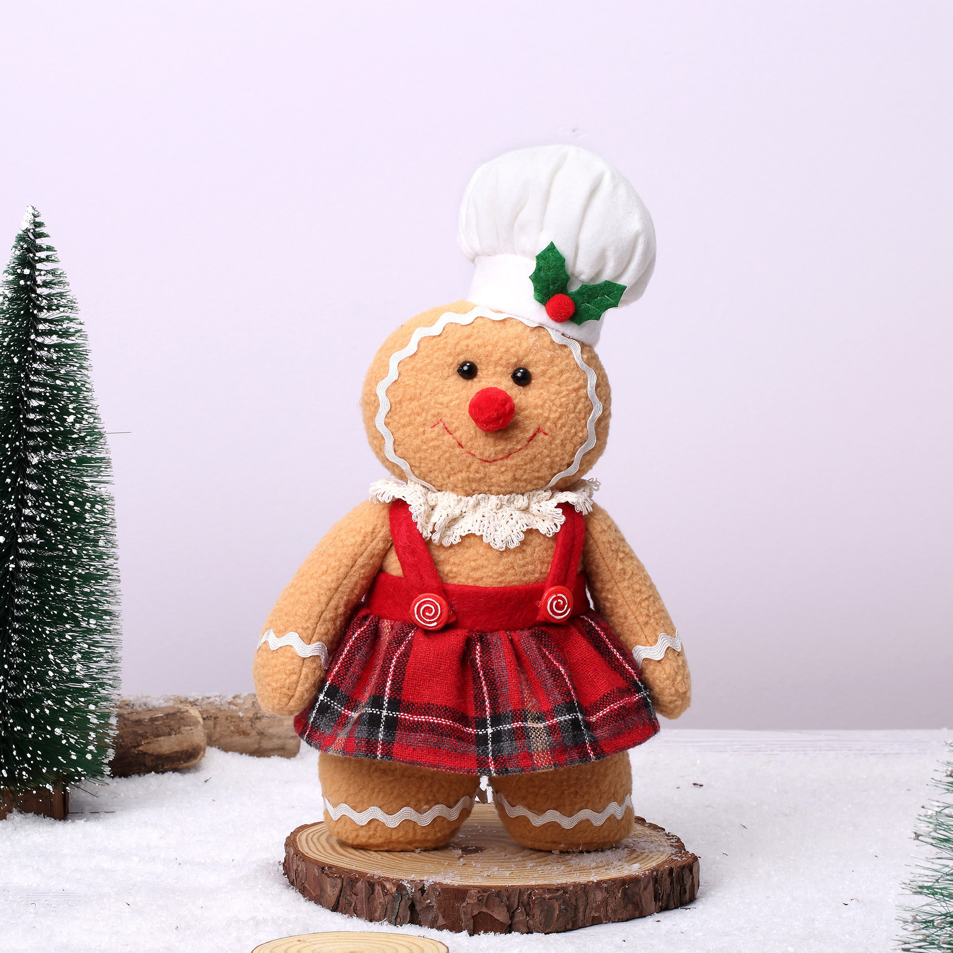 New Christmas Decoration Gingerbread Man Doll - Image 4