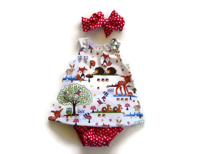 Children's Suit Girl Baby Baby Three-Piece Shorts Headband Dress - Image 2