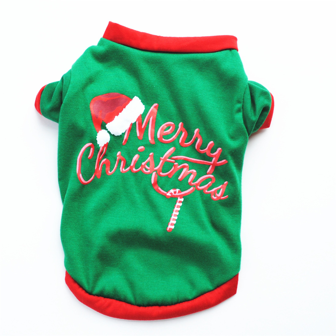 Dog christmas costume t-shirt vest - Image 2