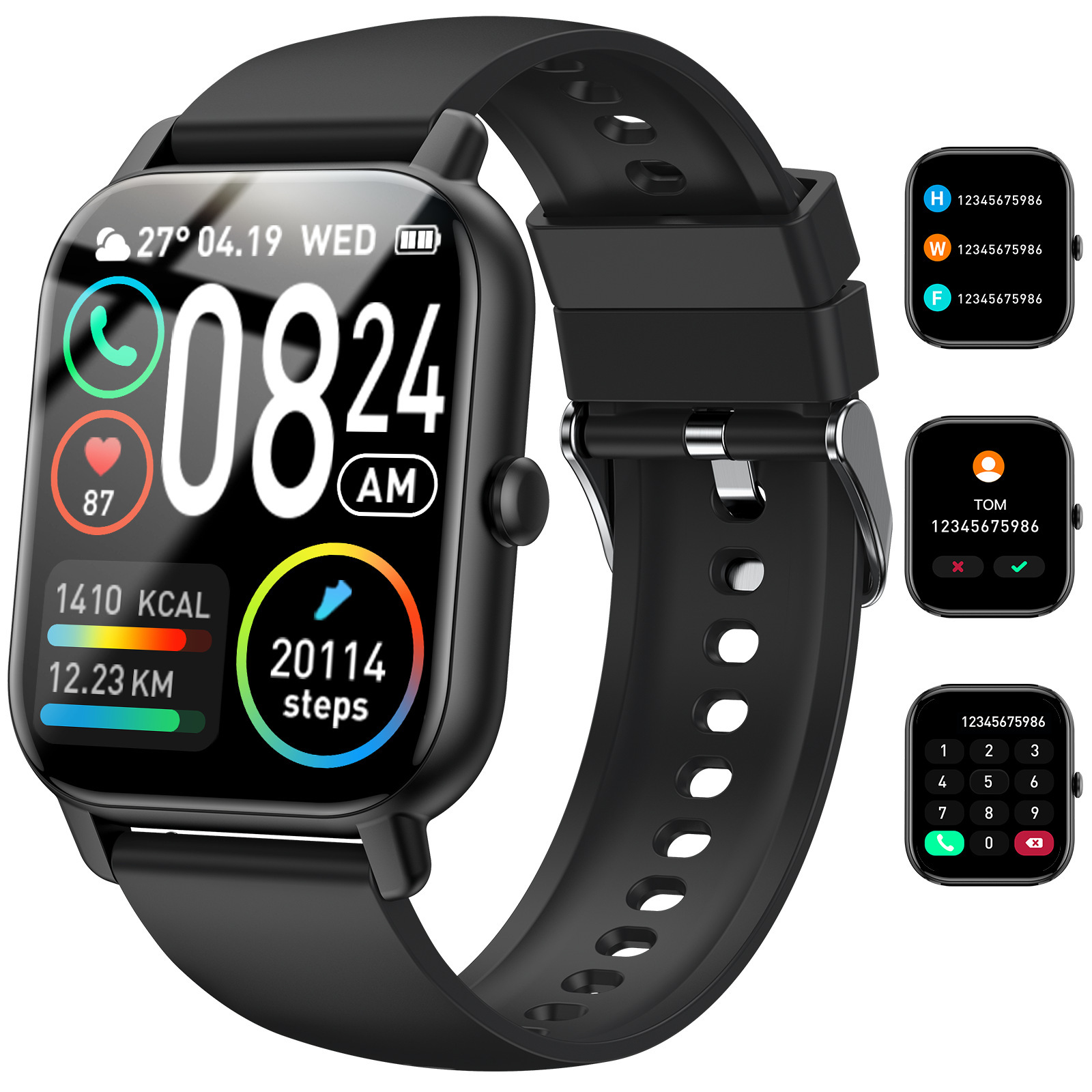 Smart Watch Bluetooth Calling Heart Rate Blood Pressure Sleep - Image 5