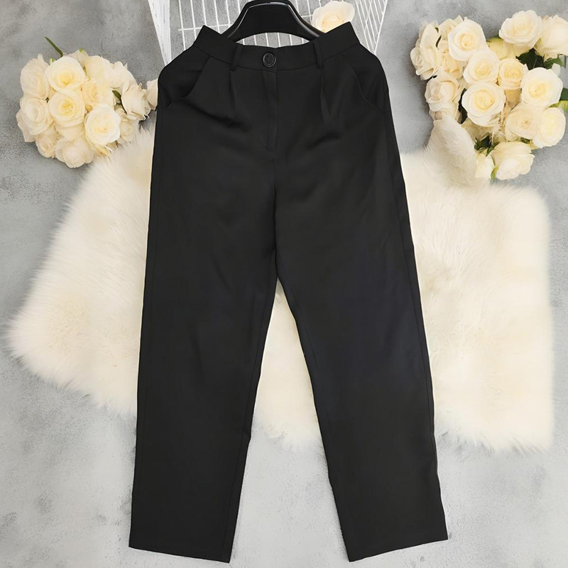 High Waist Fashion All-match Ankle-tied Trousers - Image 5