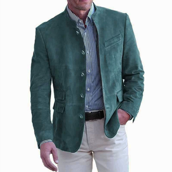 European And American Men's New Retro Casual Jacket - Image 5