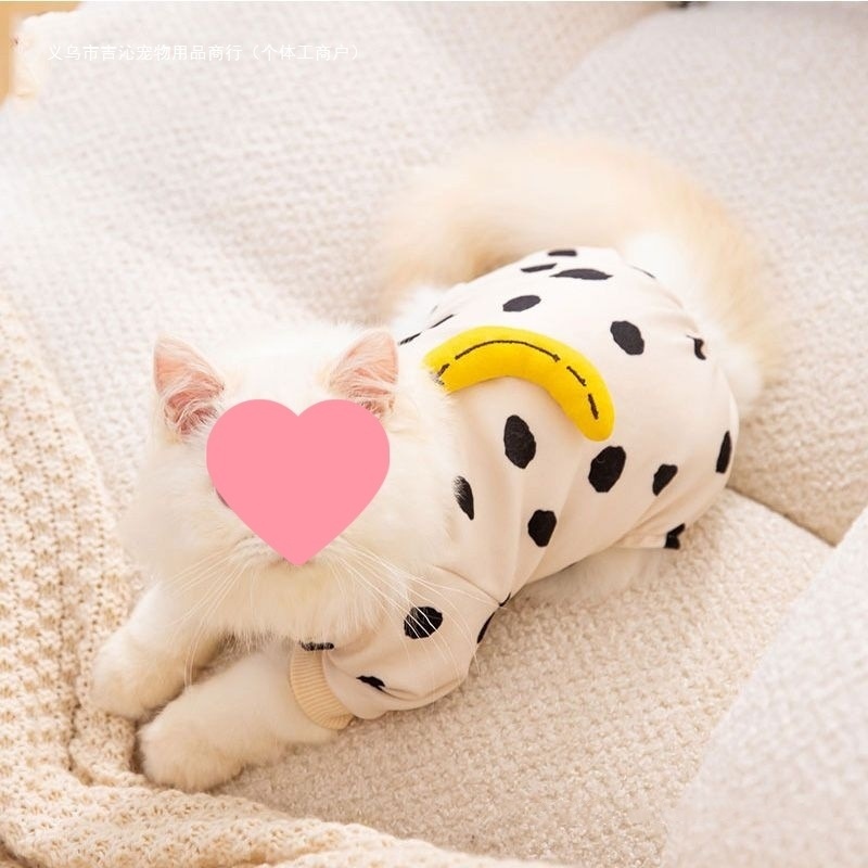 Cute Kitty Pet Clothes Anti-lint - Image 3