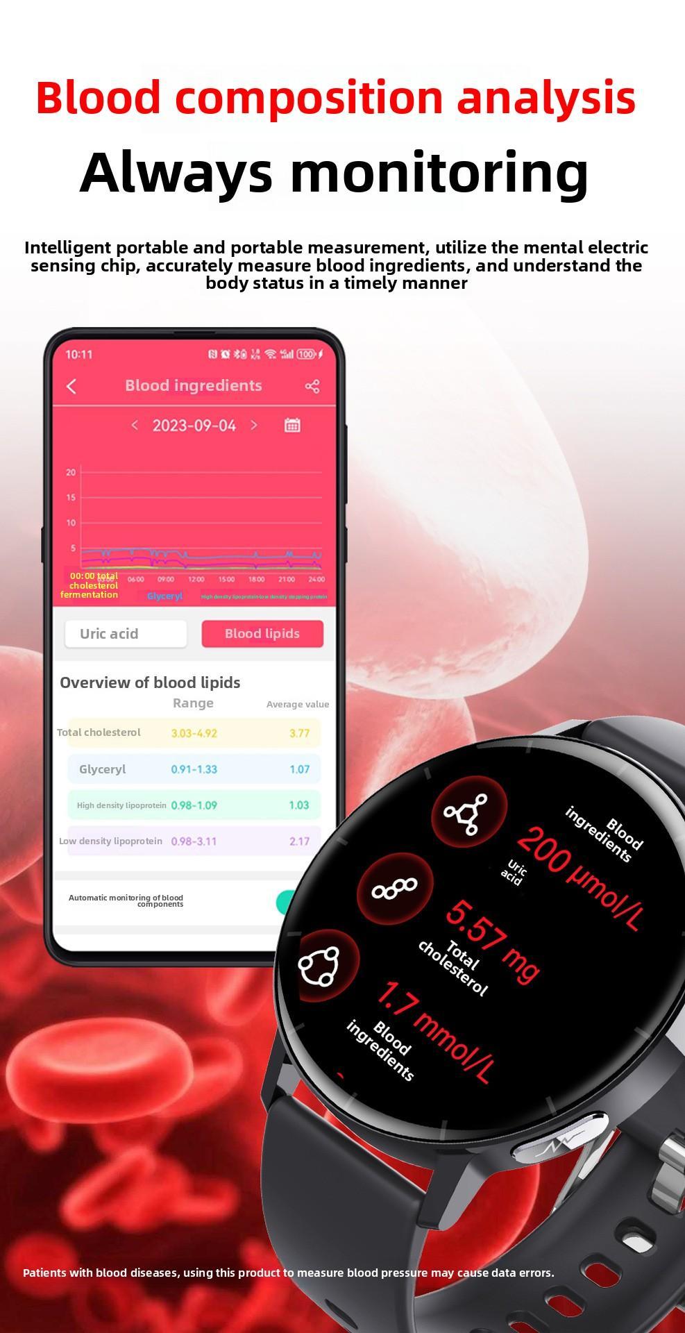 1.41-inch Health Smartwatch Fitness Tracker And Heart Rate-blood Oxygen-blood Pressure-sleep Monitor - Image 5