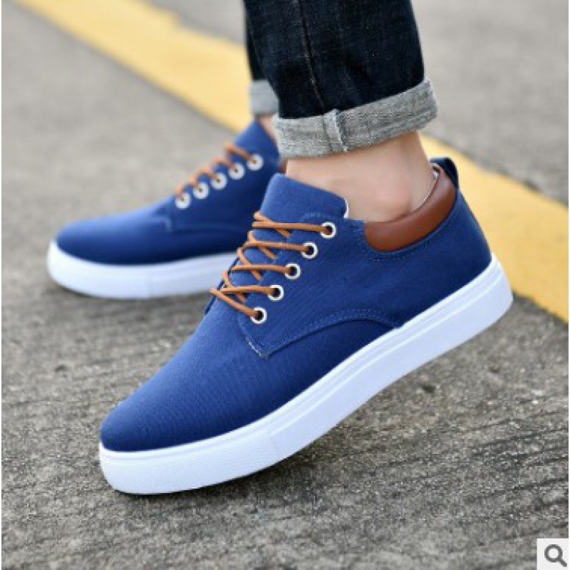 Korean Breathable Men's Casual Canvas Sport Shoes Sneakers - Image 10