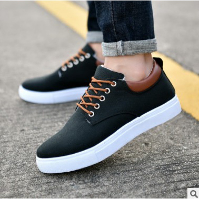 Korean Breathable Men's Casual Canvas Sport Shoes Sneakers - Image 8
