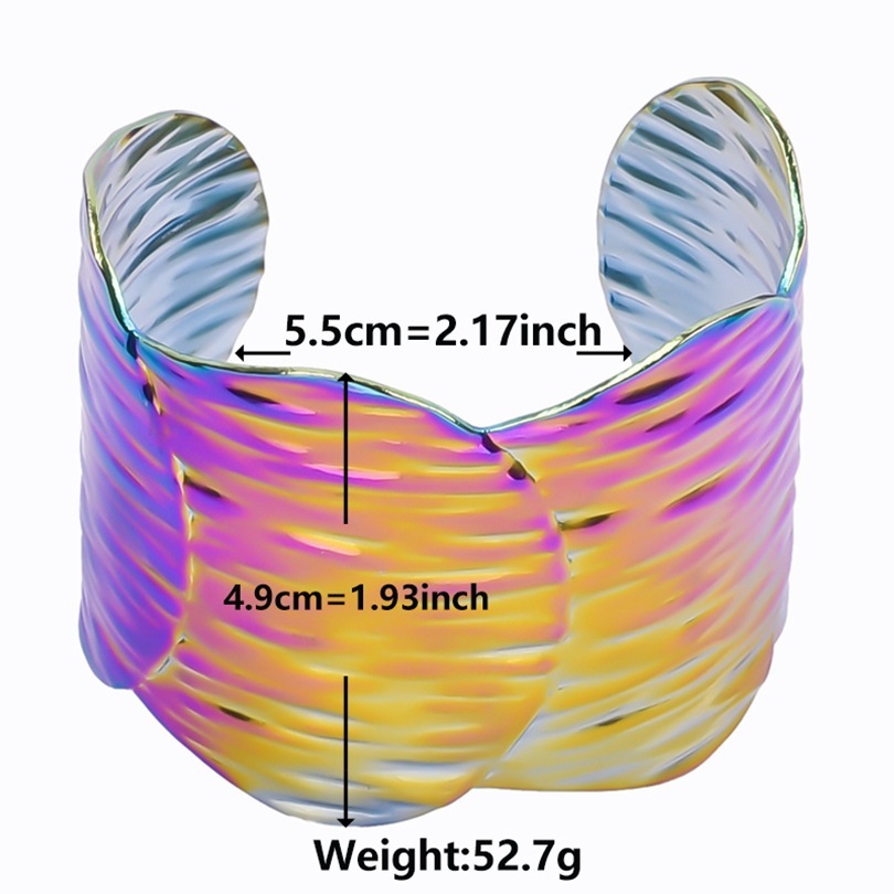 European And American Adjustable Stainless Steel Bracelet - Image 7
