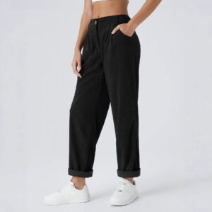 Casual Suit Wide-leg Pants With Velvet