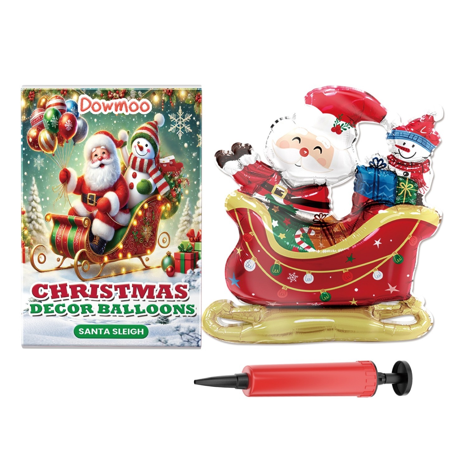 Christmas Decor Balloons Christmas Snowman - Image 5