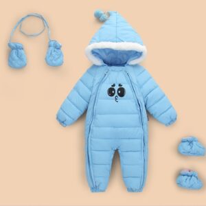 Down Cotton Baby Rompers Winter Thick Boys Costume Girls Warm Infant Snowsuit Kid Jumpsuit Children Outerwear Baby Wear 0-18m