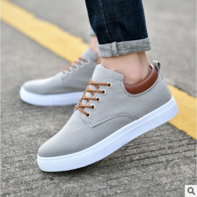 Korean Breathable Men's Casual Canvas Sport Shoes Sneakers - Image 9
